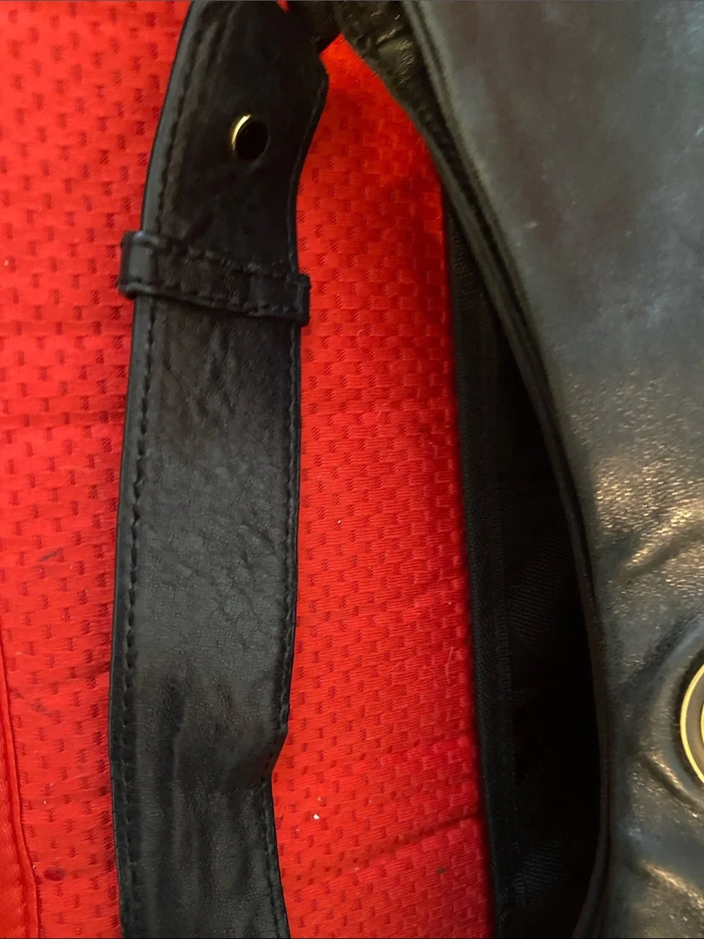 Tory Burch Oversized Leather Shoulder Hobo in Black with Gold Logo
